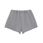 Futéon Snow Washed Raw Edge Drawstring Shorts