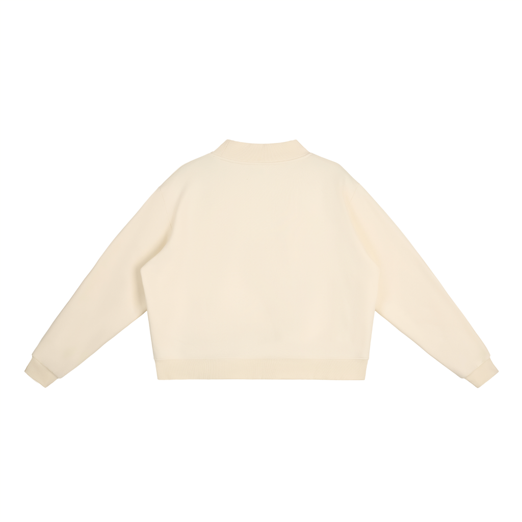 Futéon Essential Fleece Mock-Neck Crew Sweatshirt