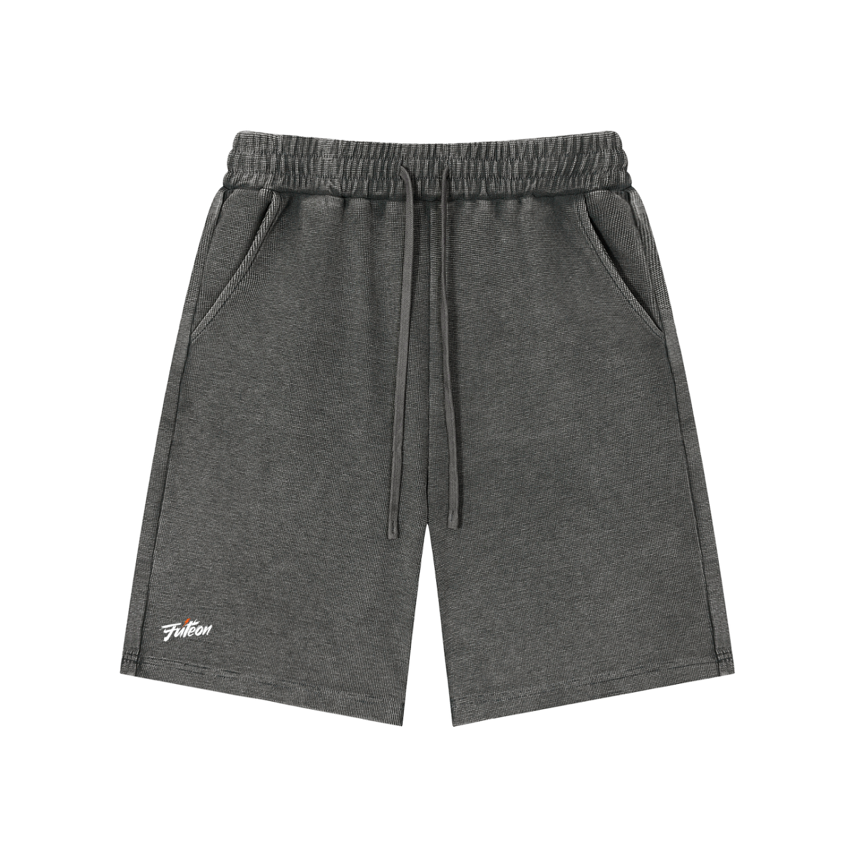 Futéon Mineral Wash Waffle Knit Shorts
