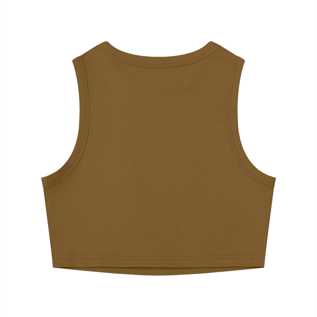 Futéon Women's Tight Crewneck Crop Tank Top