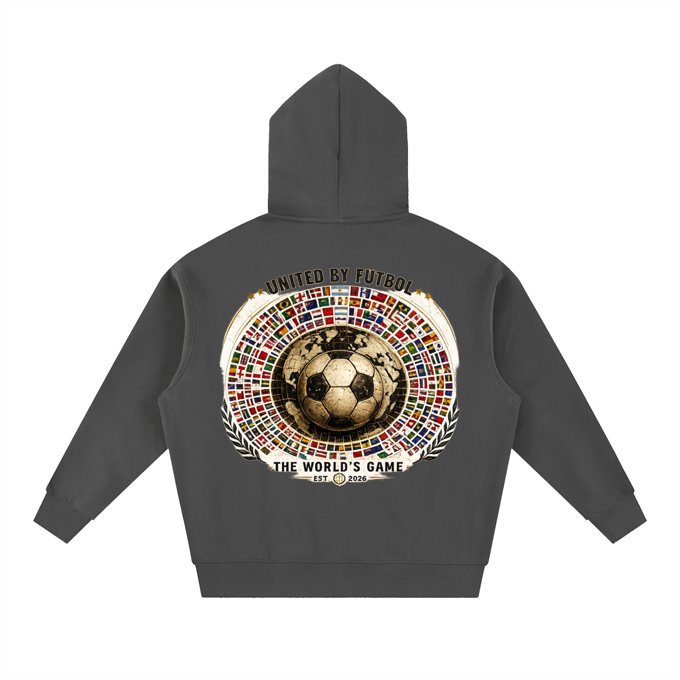 Futéon Essential Oversized Boxy Fit Fleece Hoodie