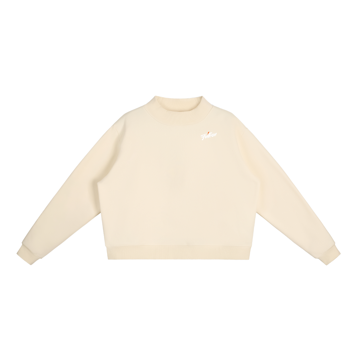 Futéon Essential Fleece Mock-Neck Crew Sweatshirt