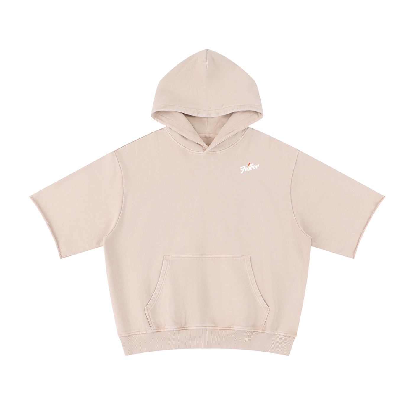 Futéon Unisex Mineral Wash Short Sleeve Hoodie
