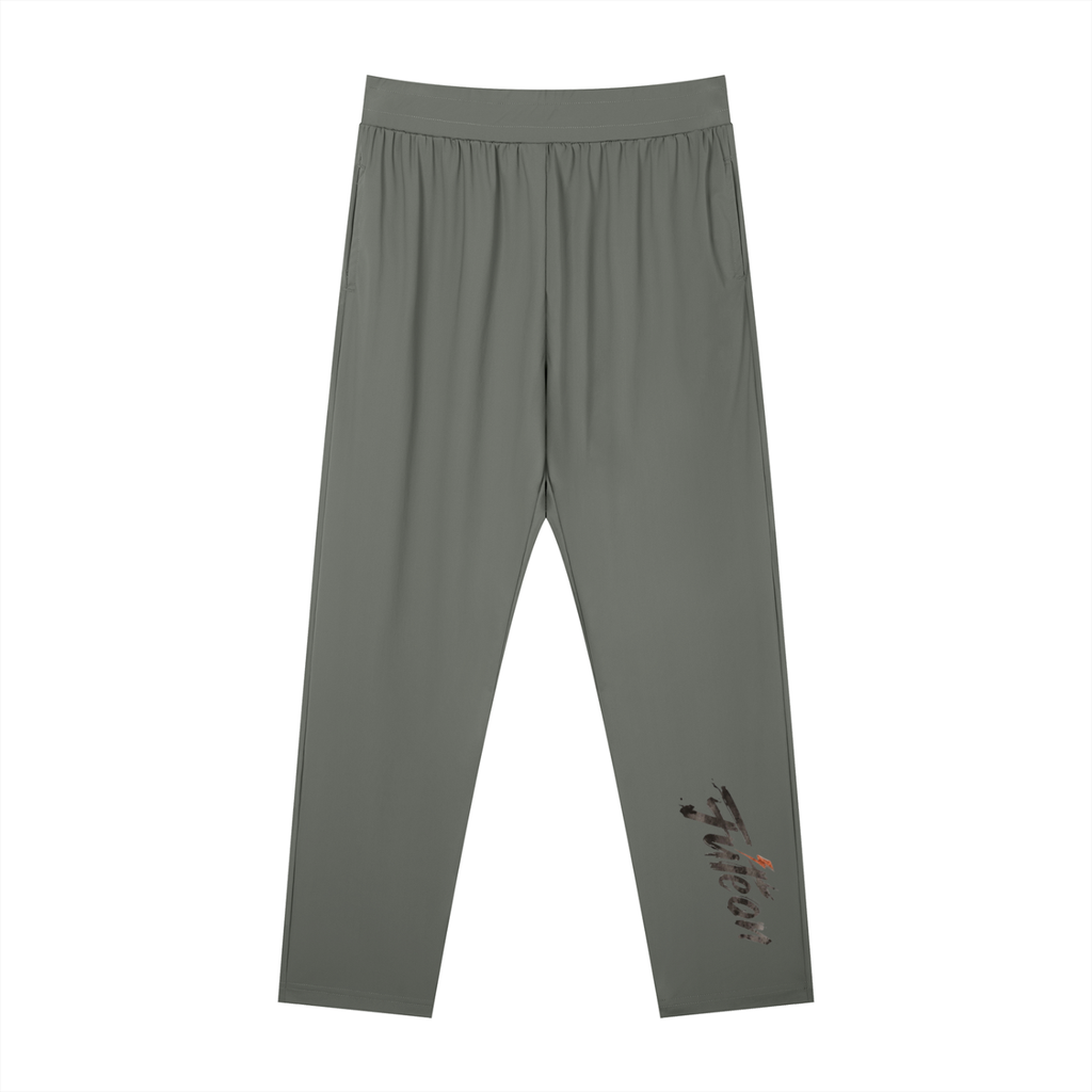 Futéon Men's Straight Leg Elastic Waist Pants