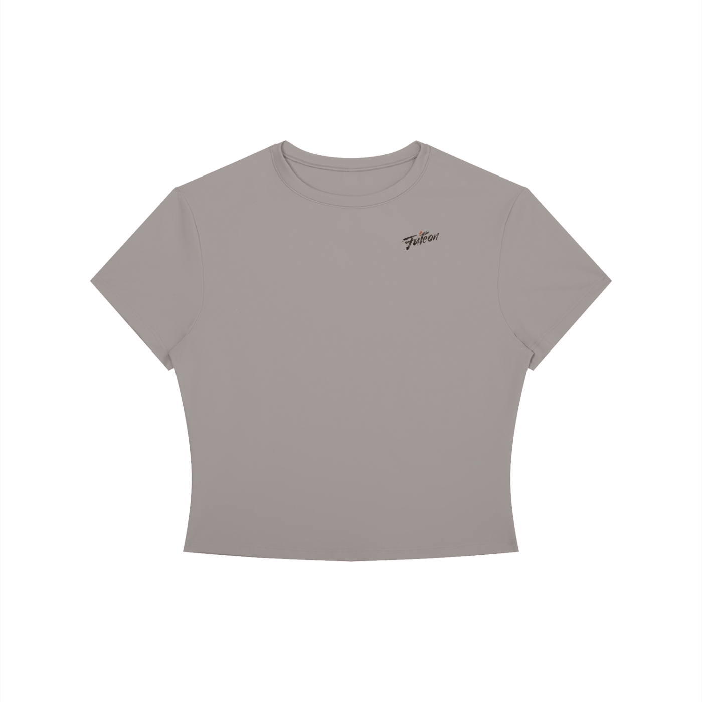 Futéon Women's Crewneck Crop T-Shirt