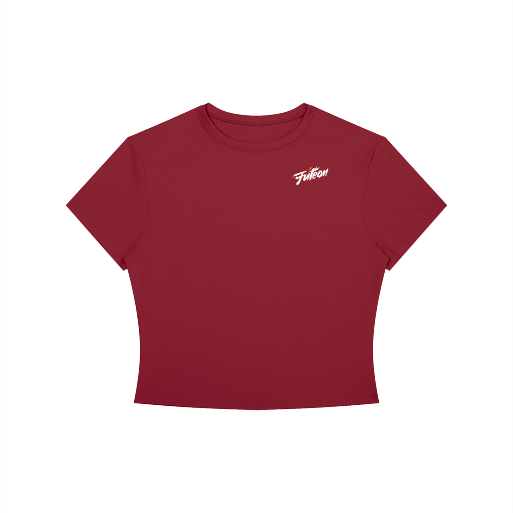 Futéon Women's Crewneck Crop T-Shirt
