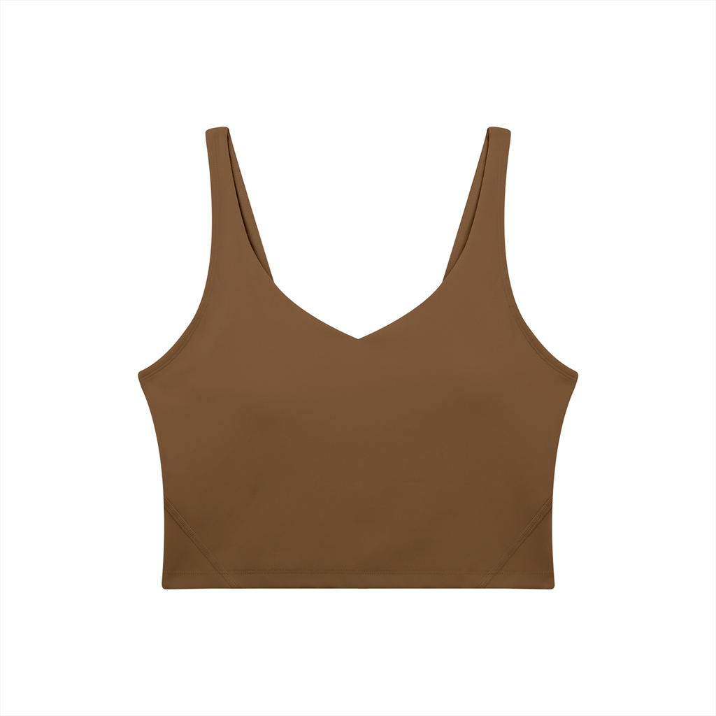 Futéon Women's V-Neck Yoga Sports Bra