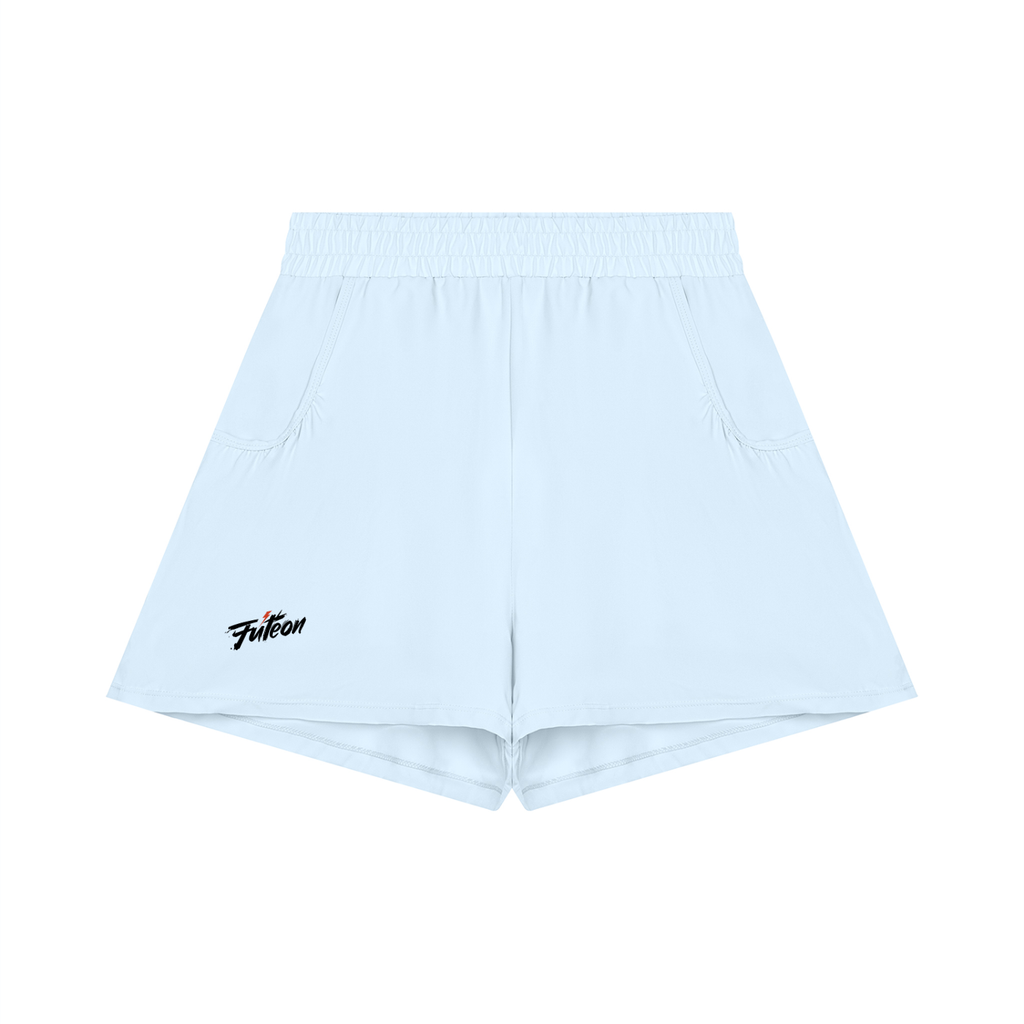 Futéon Women's Ruched Yoga Shorts
