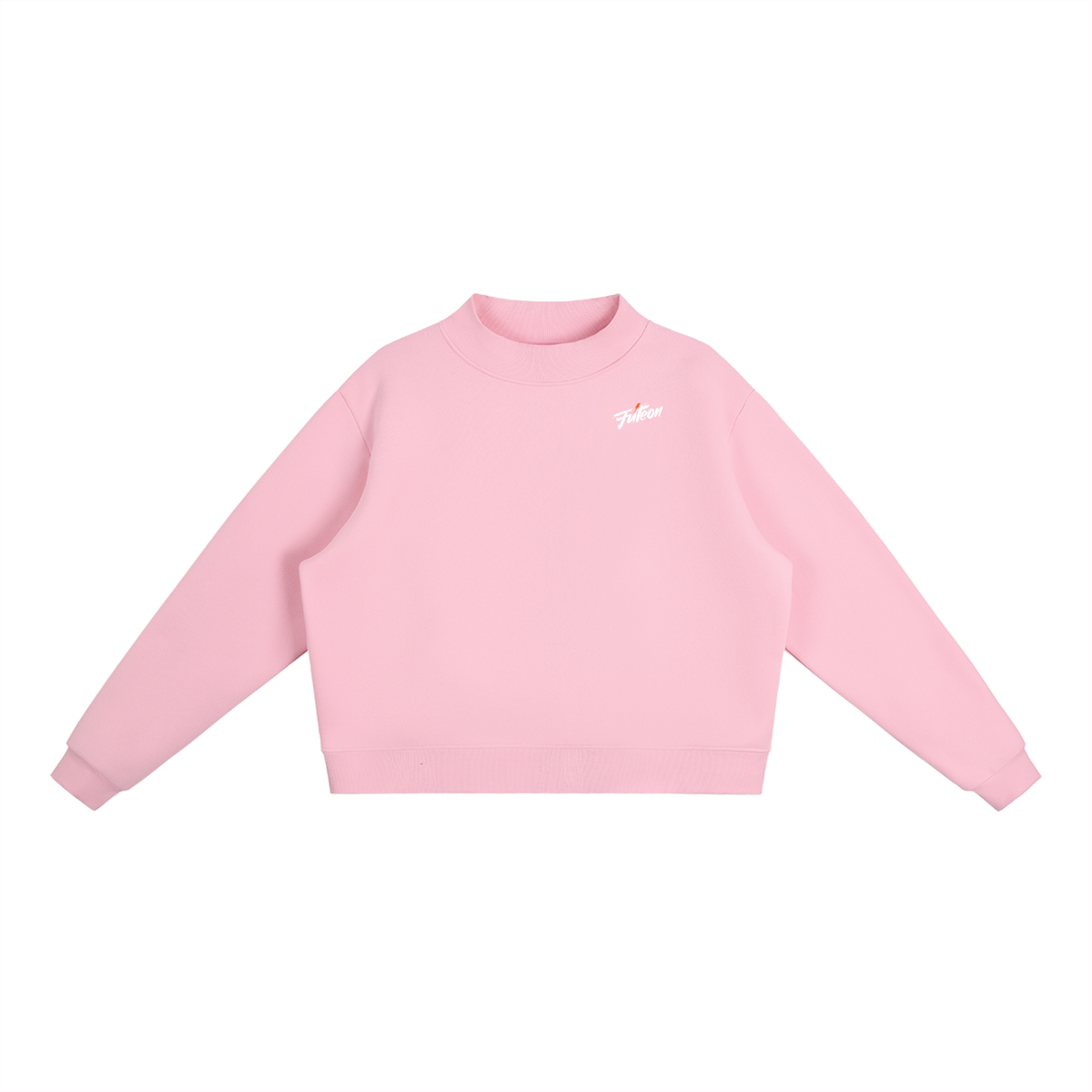 Futéon Essential Fleece Mock-Neck Crew Sweatshirt