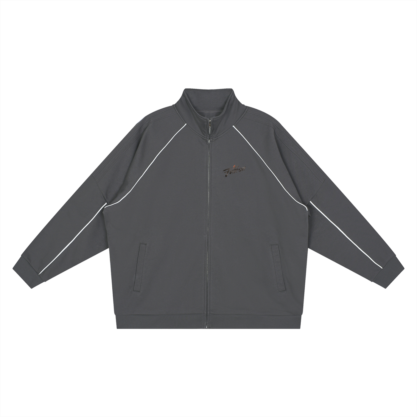 Futéon Reflection Striped Raglan Sleeve Jacket