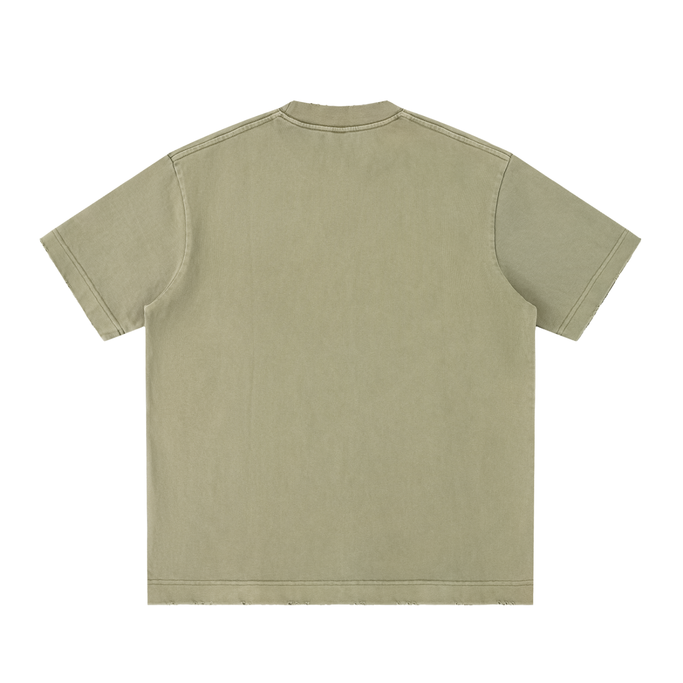 Futéon Heavyweight Vintage Washed Frayed T-Shirt