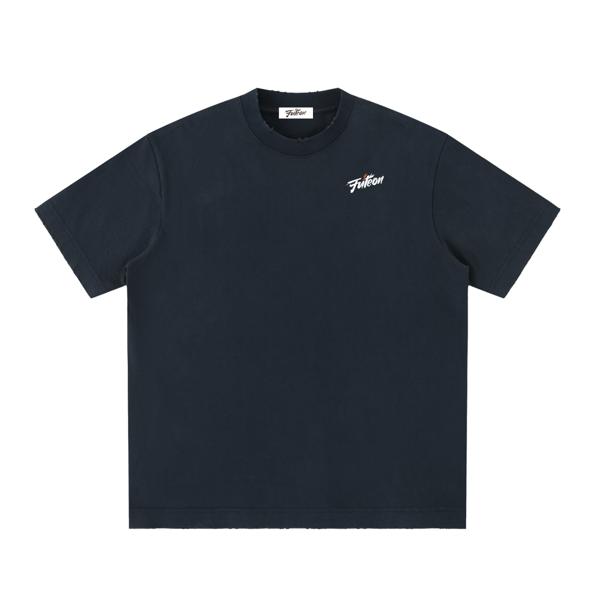 Futéon Heavyweight Vintage Washed Frayed T-Shirt