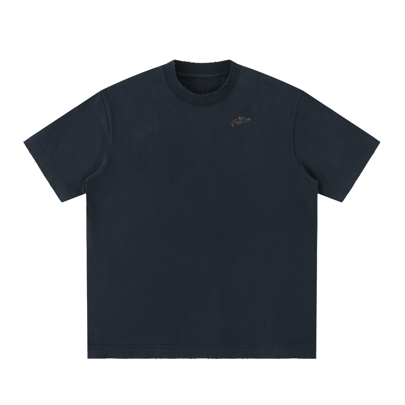 Futéon Heavyweight Vintage Washed Frayed T-Shirt