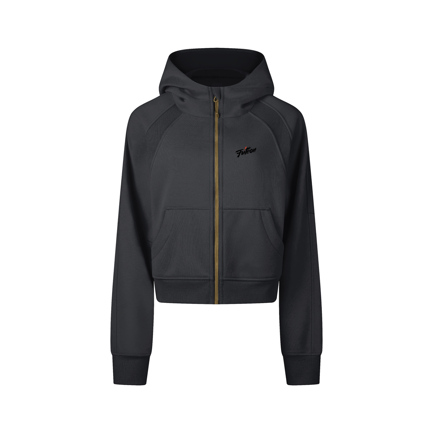 Futéon Cropped Zip-Through Hoodie