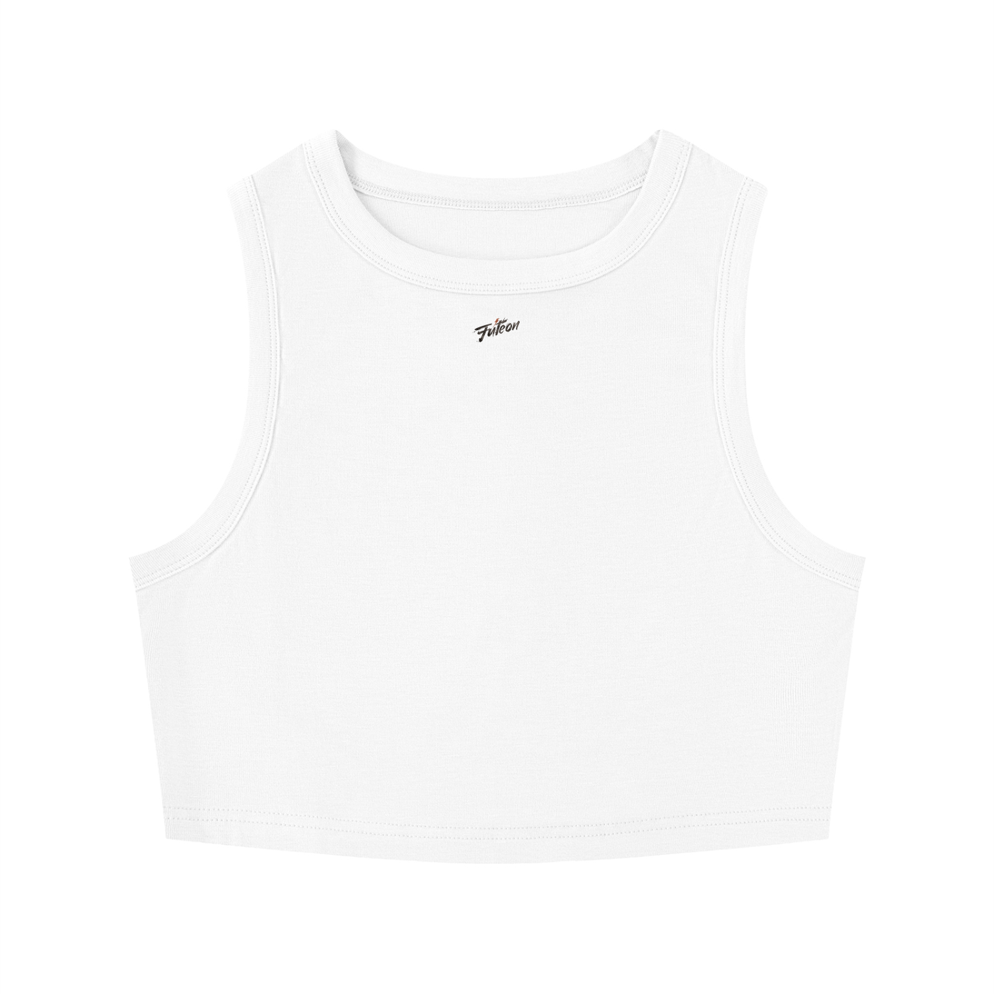 Futéon Women's Tight Crewneck Crop Tank Top