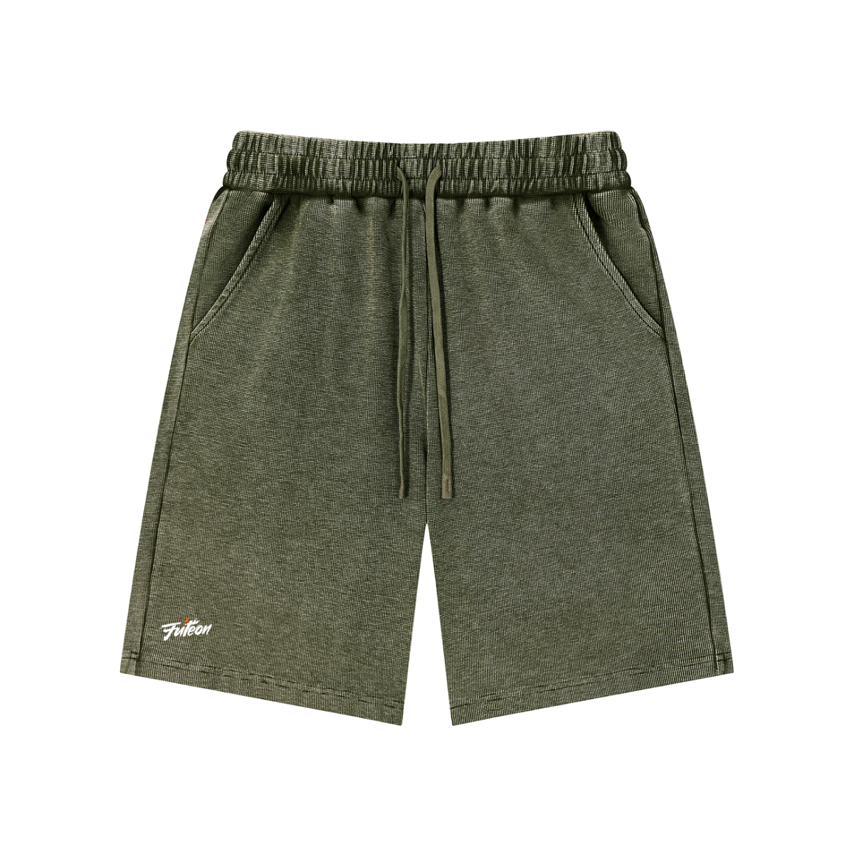 Futéon Mineral Wash Waffle Knit Shorts