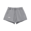 Futéon Snow Washed Raw Edge Drawstring Shorts