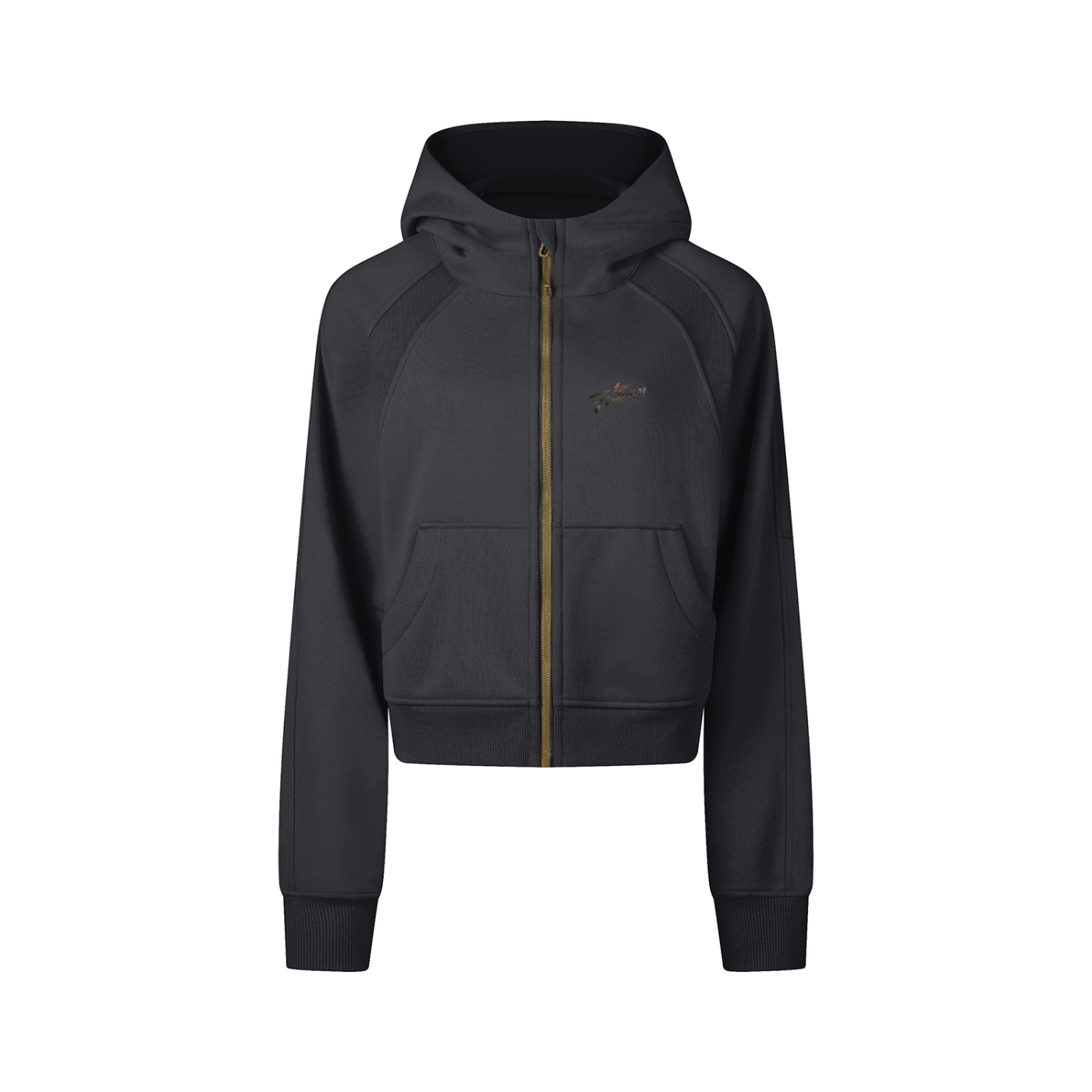 Futéon Cropped Zip-Through Hoodie