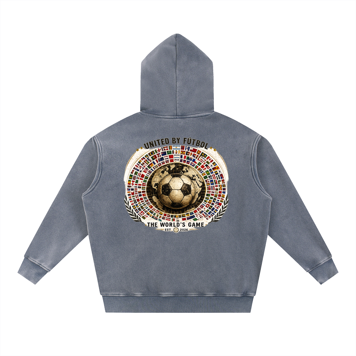 Futéon Snow Wash Fleece Oversize Hoodie