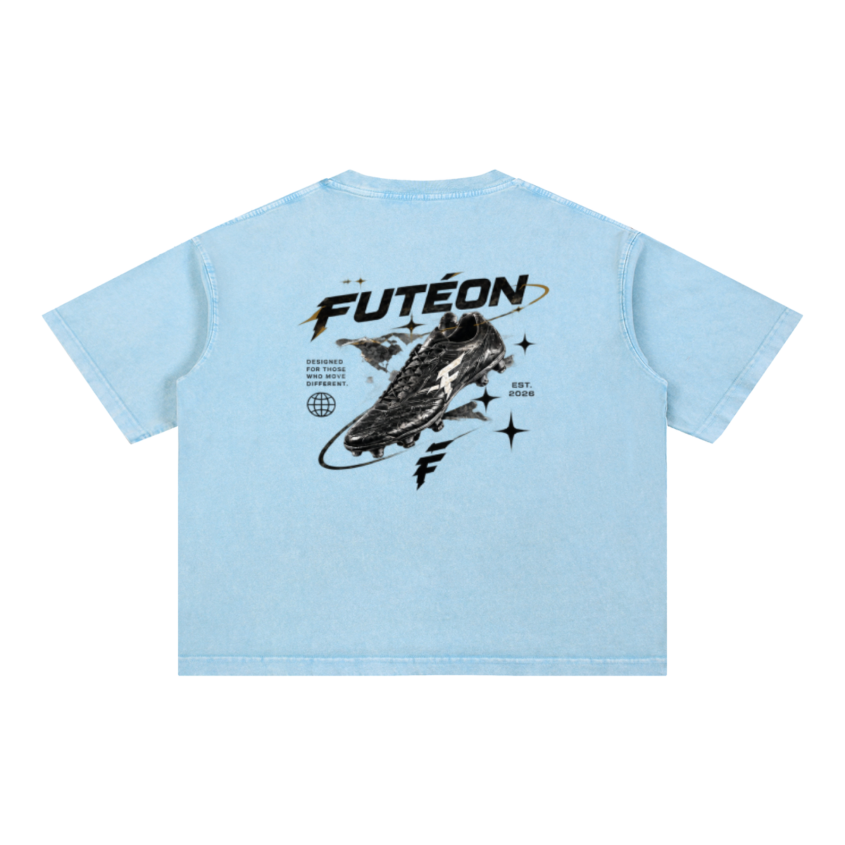 Futéon Mineral Wash Boxy Cotton T-Shirt