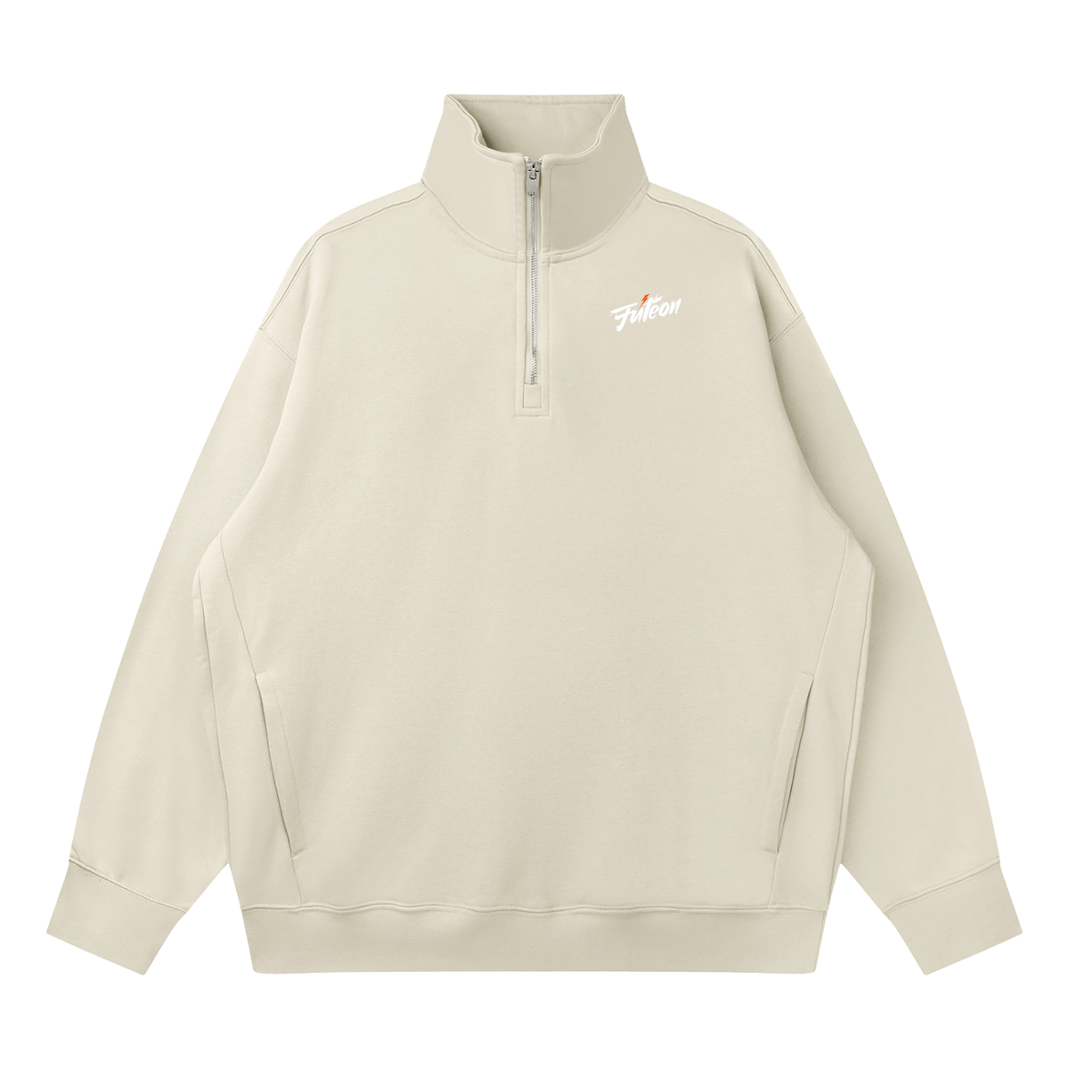 Futéon Quarter-Zip Drop Shoulder Long Sleeve