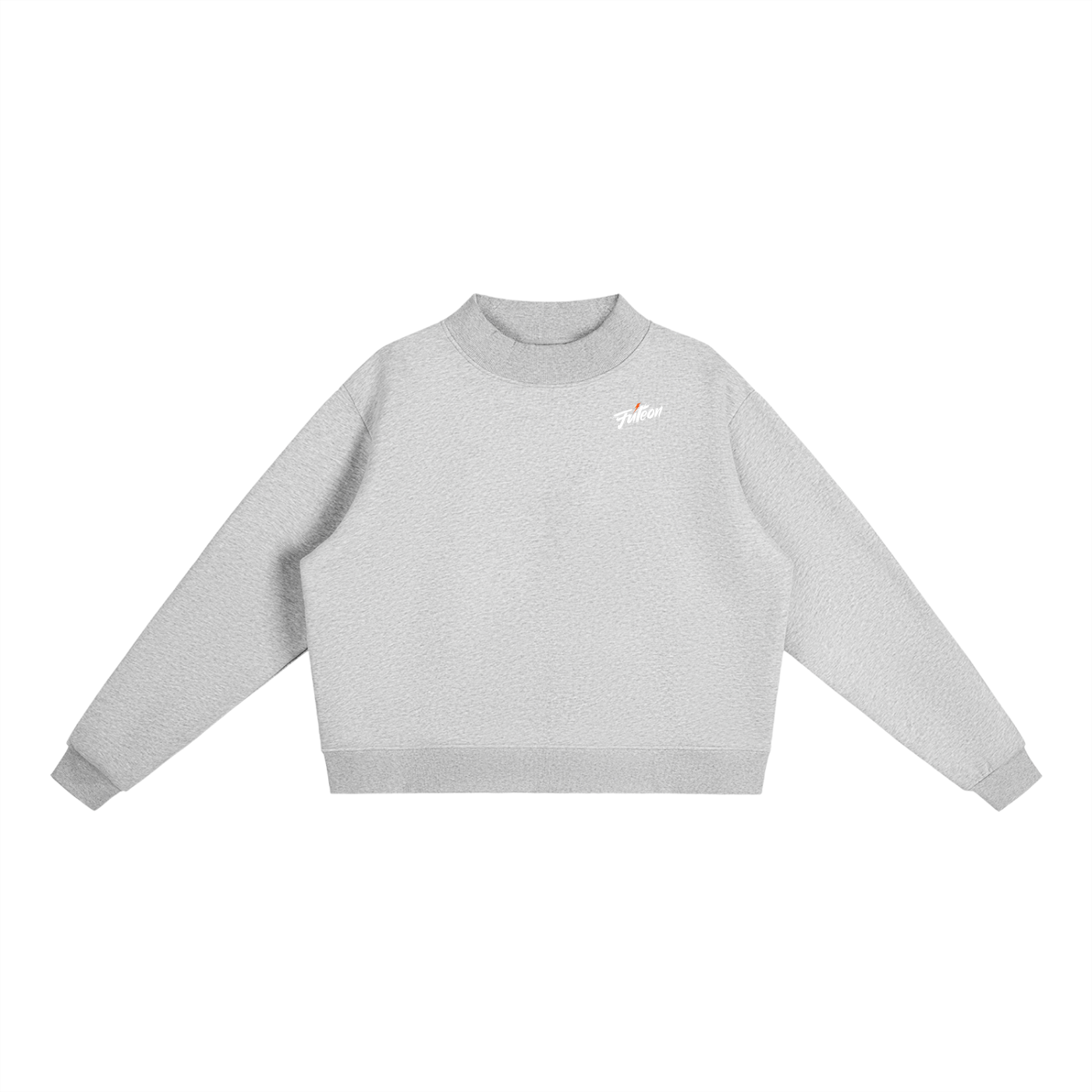 Futéon Essential Fleece Mock-Neck Crew Sweatshirt