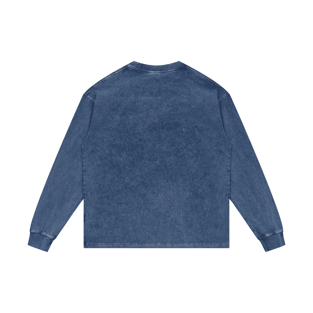 Futéon Acid Wash Oversize Long Sleeve