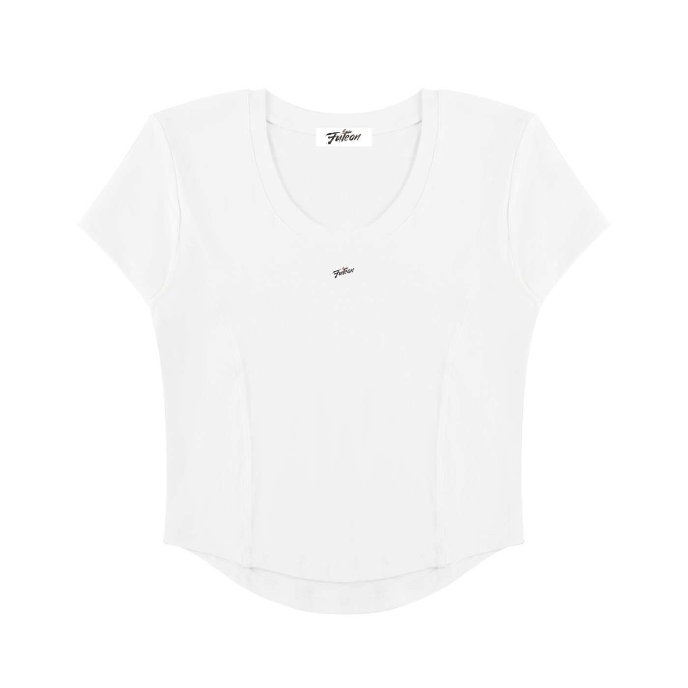 Futéon Women's Paneled Crop T-Shirt