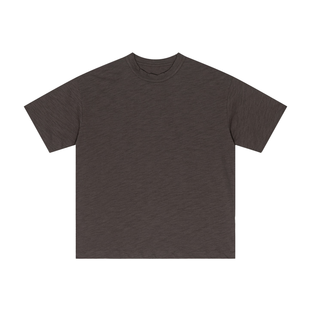 Futéon Lightweight Slub Cotton Plain T-Shirt
