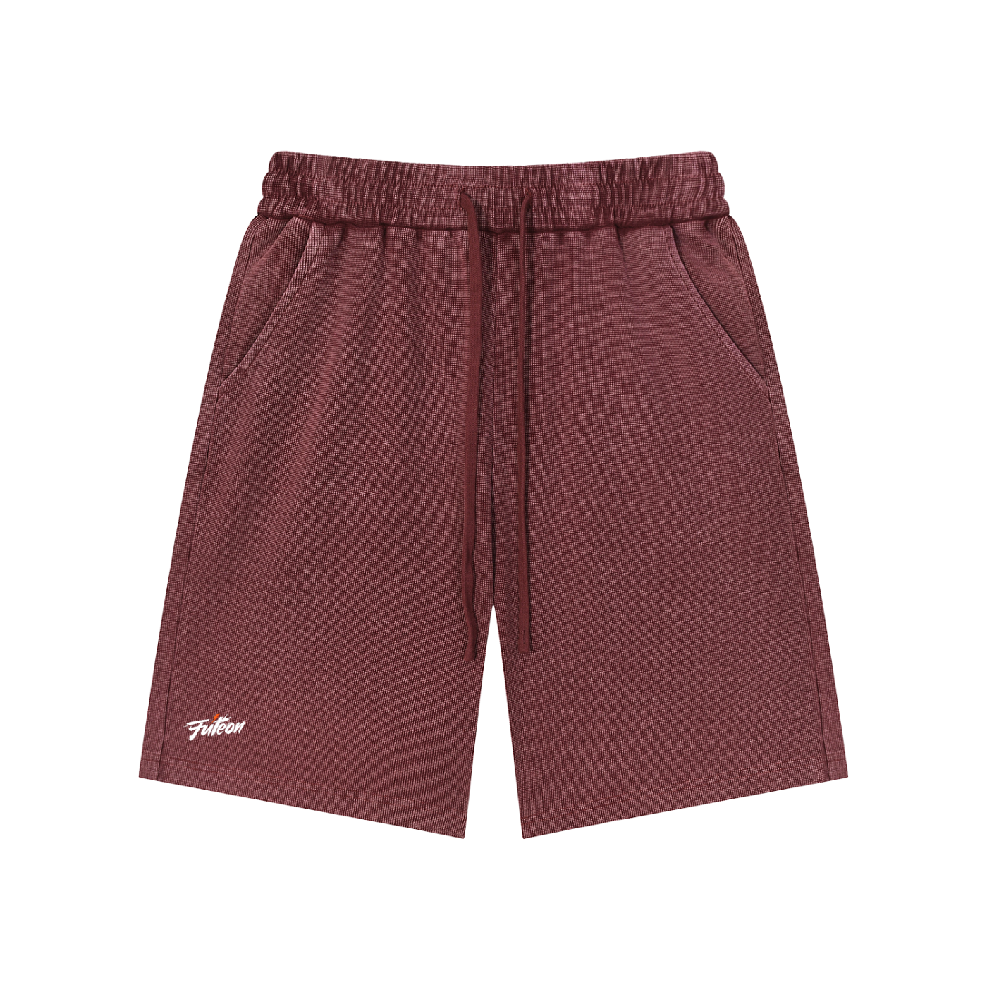 Futéon Mineral Wash Waffle Knit Shorts