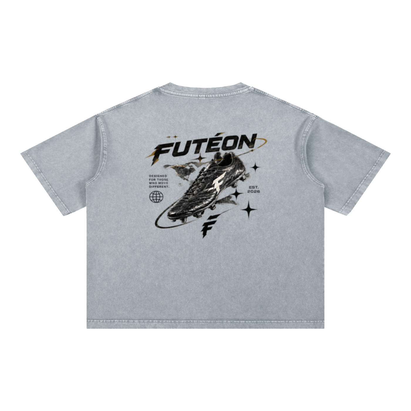 Futéon Mineral Wash Boxy Cotton T-Shirt