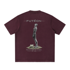 Futéon Heavyweight Vintage Washed Frayed T-Shirt