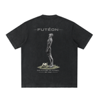 Futéon Heavyweight Vintage Washed Frayed T-Shirt