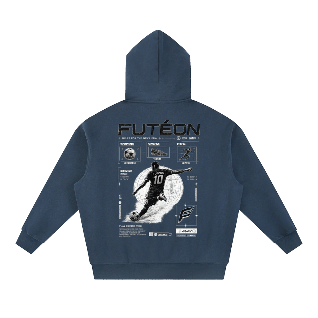 Futéon Essential Oversized Boxy Fit Fleece Hoodie