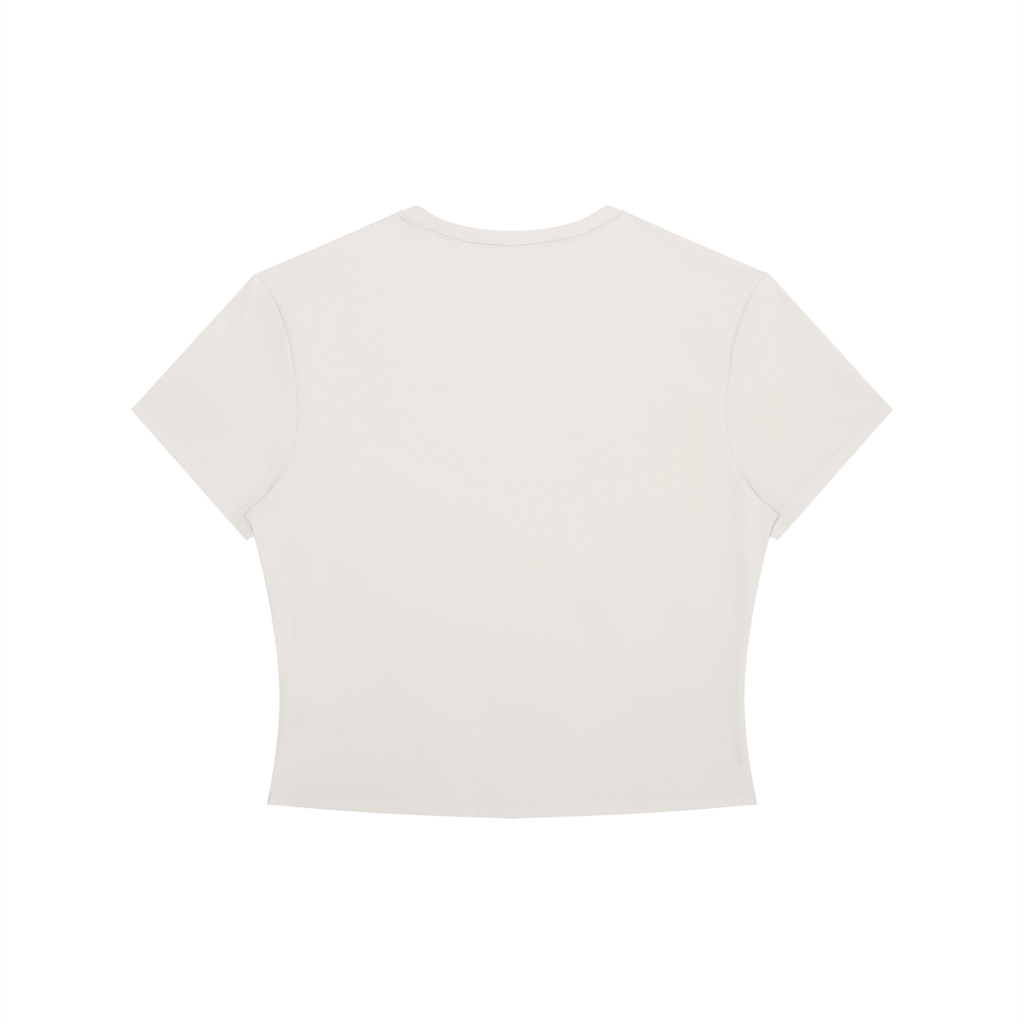 Futéon Women's Crewneck Crop T-Shirt