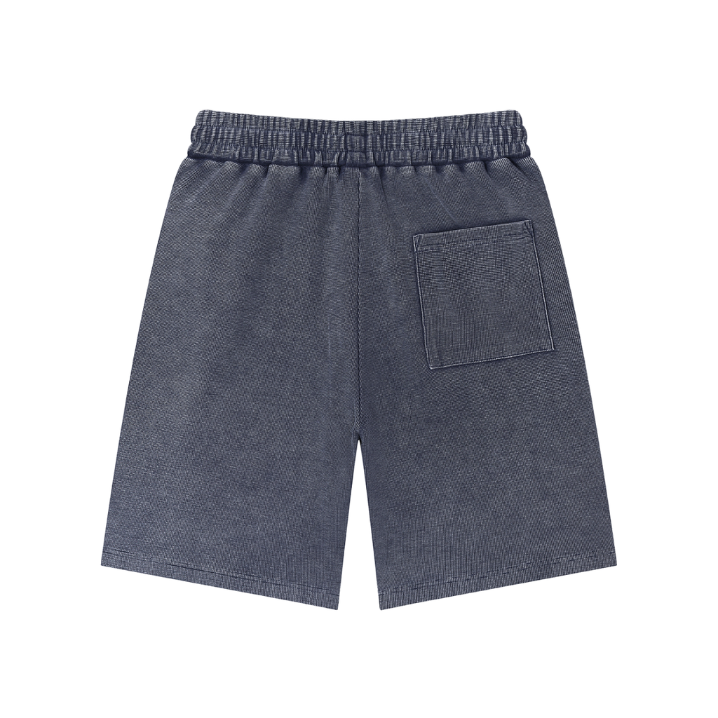 Futéon Mineral Wash Waffle Knit Shorts