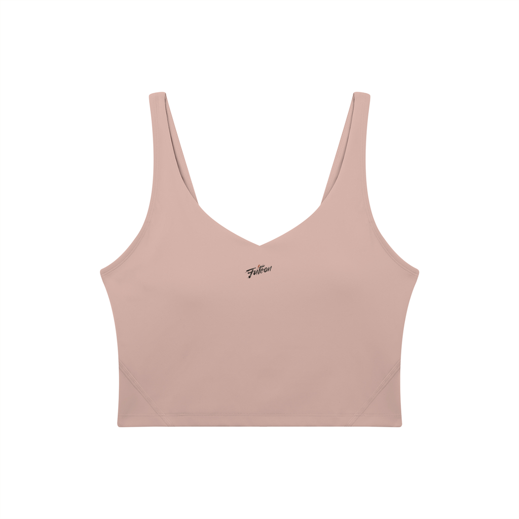 Futéon Women's V-Neck Yoga Sports Bra