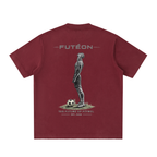 Futéon Heavyweight Vintage Washed Frayed T-Shirt