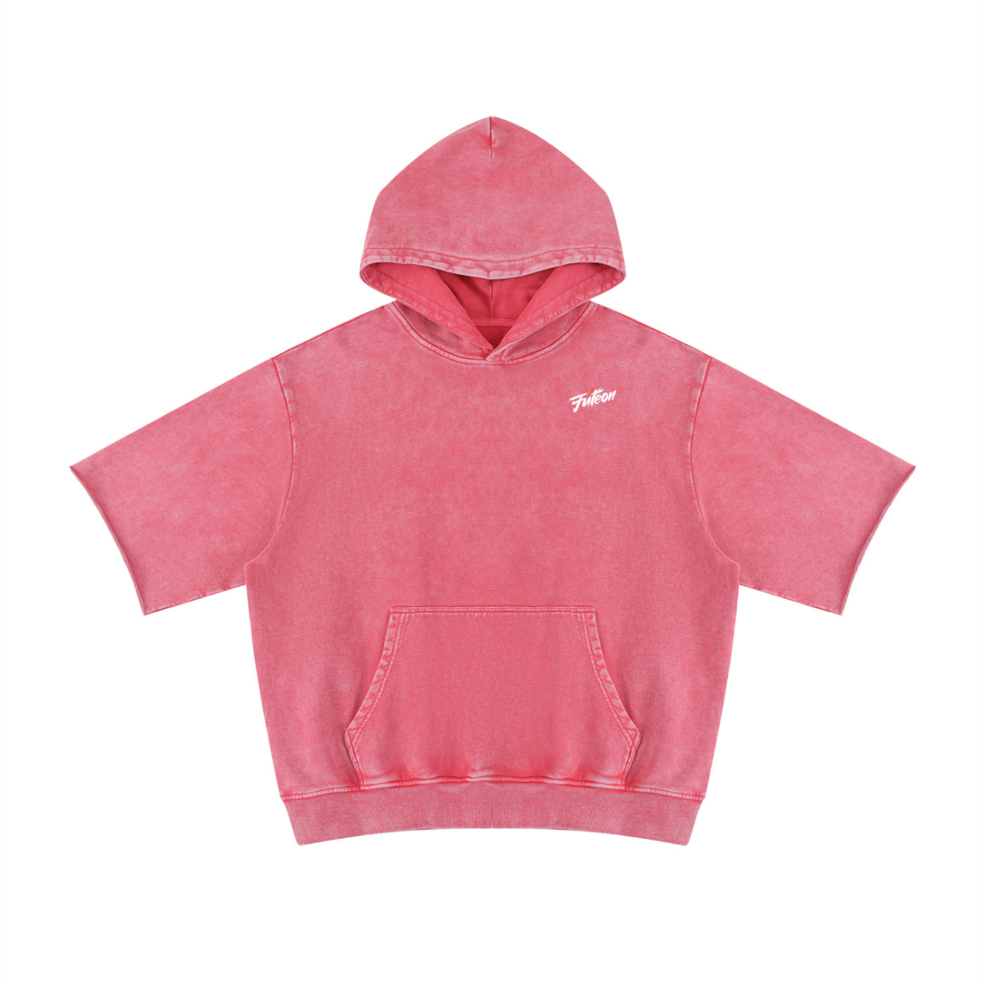 Futéon Unisex Mineral Wash Short Sleeve Hoodie