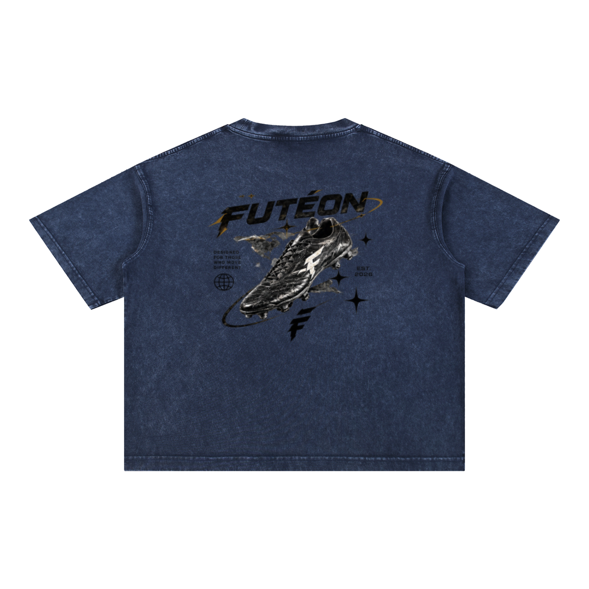 Futéon Mineral Wash Boxy Cotton T-Shirt
