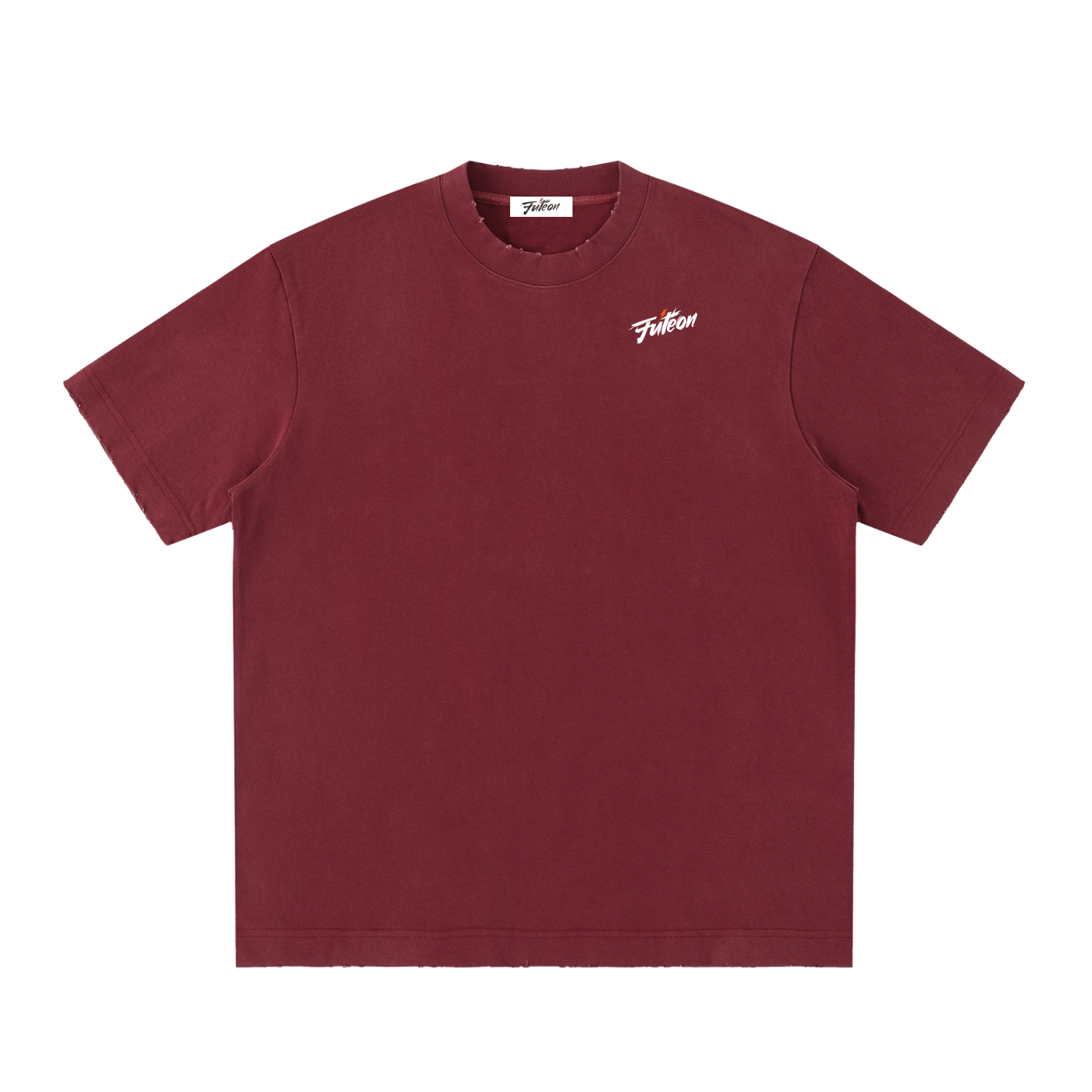 Futéon Heavyweight Vintage Washed Frayed T-Shirt