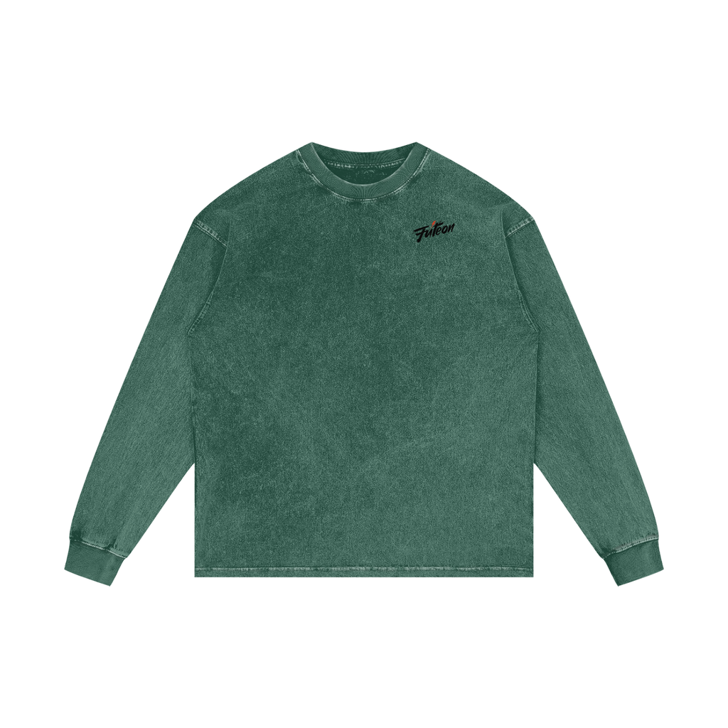 Futéon Acid Wash Oversize Long Sleeve