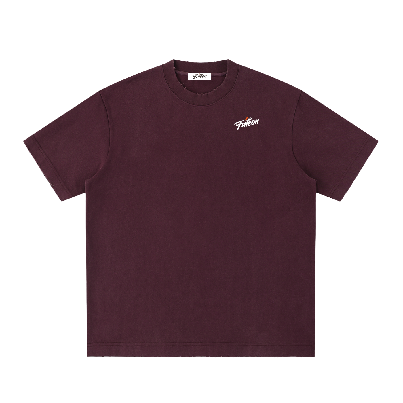 Futéon Heavyweight Vintage Washed Frayed T-Shirt